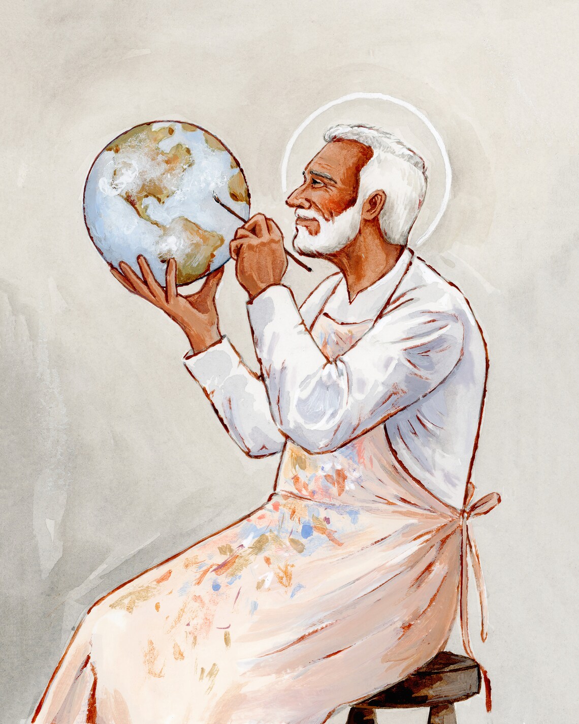 The Great Artist God Painting The Earth, Christian Art - Image 2