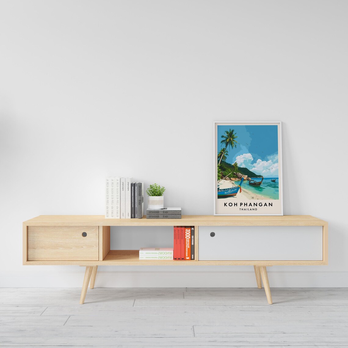 Koh Phangan Travel Poster, Thailand Wall Art - Image 2