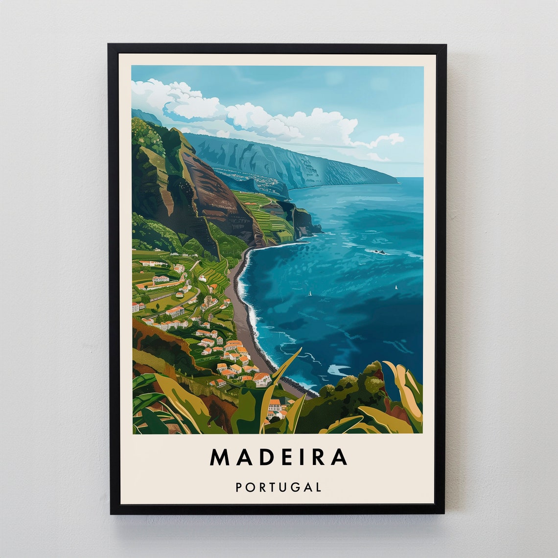 Madeira Gift Portugal Travel Poster