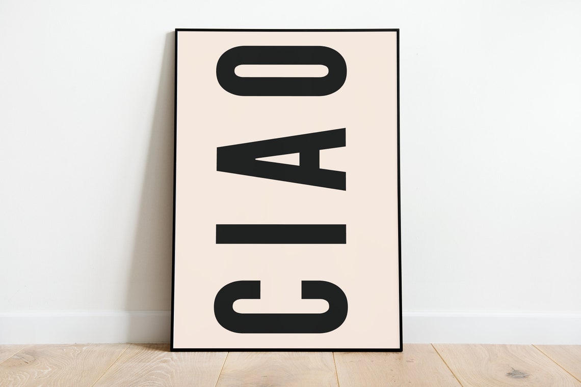 Fuck One Word Swear Quote White On Black Bold Minimalist Poster - Image 2