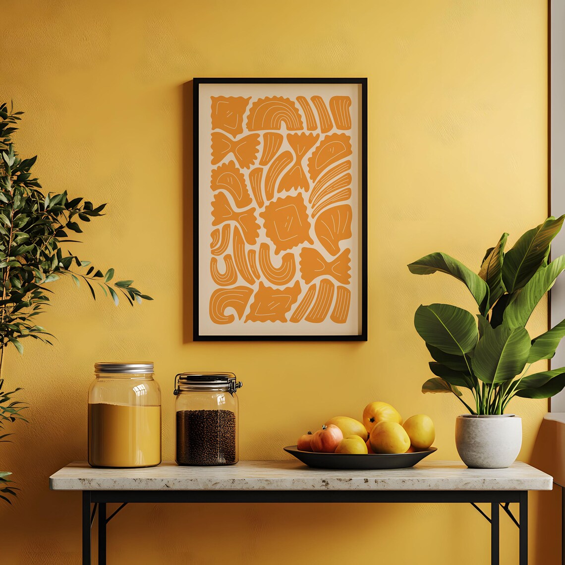 Vintage Italian Pasta Kitchen Art Poster - Image 8