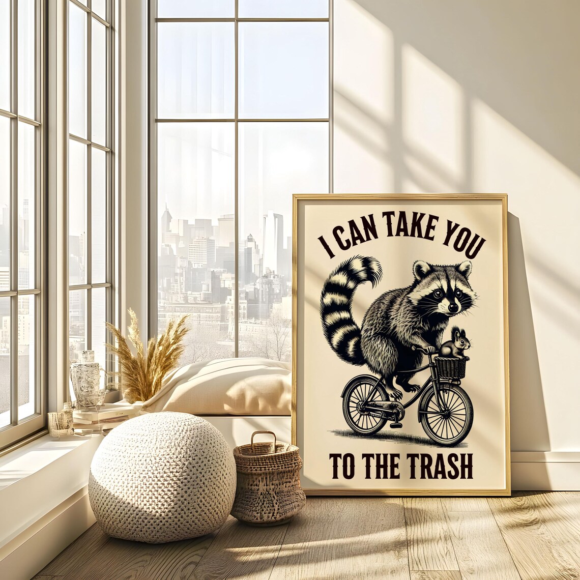 Funny Raccoon, I Can Take You To The Trash - Image 7