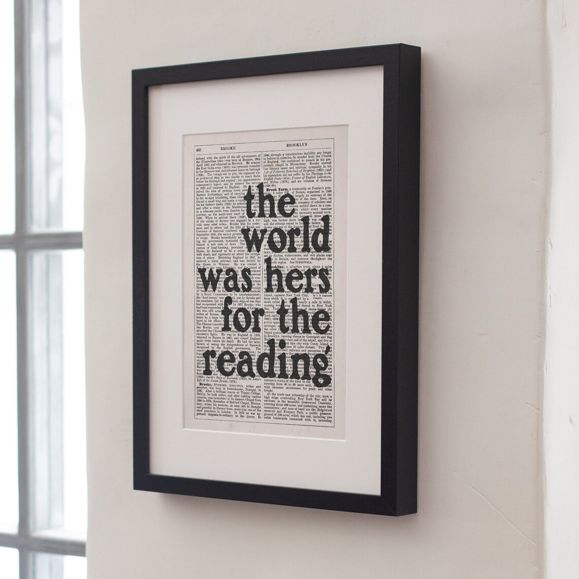 Betty Smith The World Was Hers For The Reading Dictionary Quote Poster - Image 4
