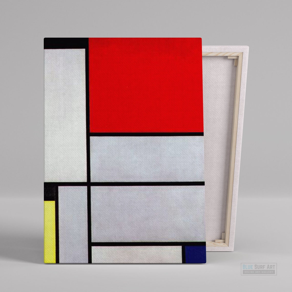 Piet Mondrian Composition II Red Blue Yellow De Stijl Art Poster