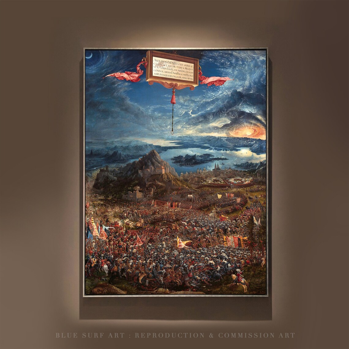 Albrecht Altdorfer Battle of Alexander at Issus Historic Epic Poster