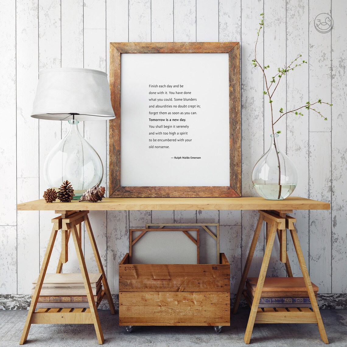 Finish Each Day Living Room Decor Poster - Image 2