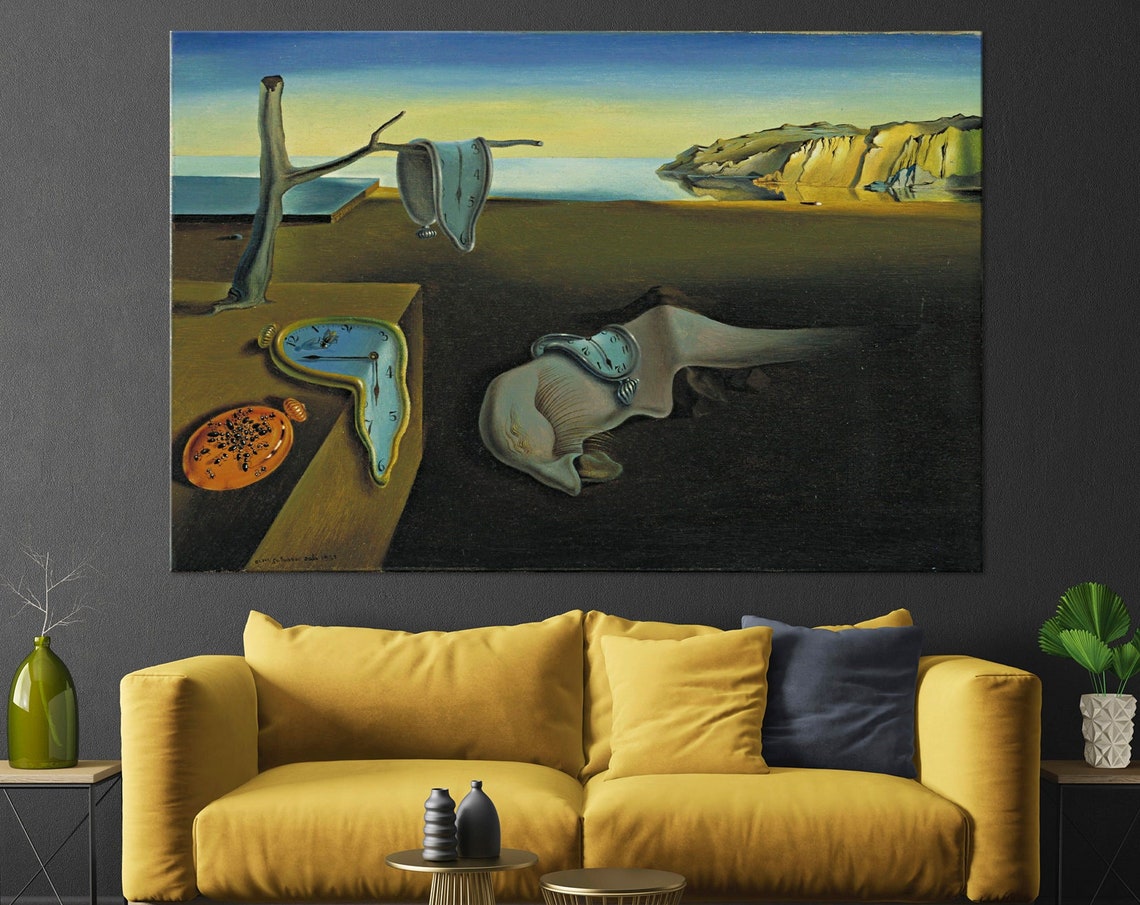 Salvador Dali Persistence of Memory Melting Clocks Art Poster