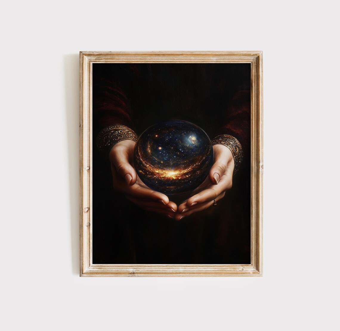 Crystal Ball Witch Fortune Teller Art Print