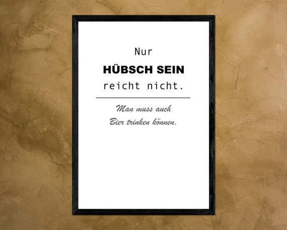 Beer Poster Kitchen Bar Living Room Flatshare Beer Beer Black And White Poster