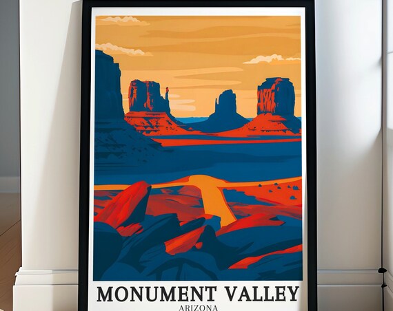 Monument Valley Art East Mitten Butte Navajo Tribal Park Artwork East Mitten Butte Navajo Tribal Park Print Monument Valley Poster