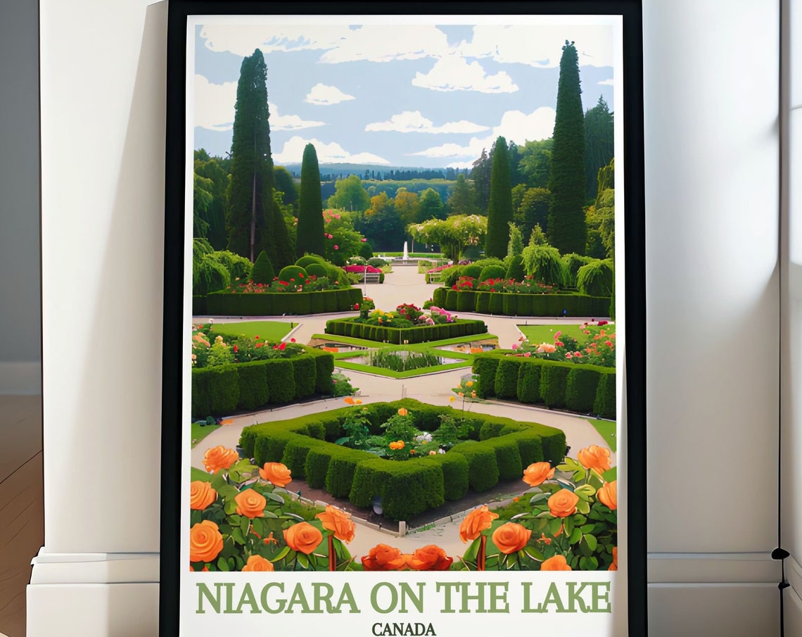 Niagara on the Lake Canada Botanical Gardens Rose Beds Poster