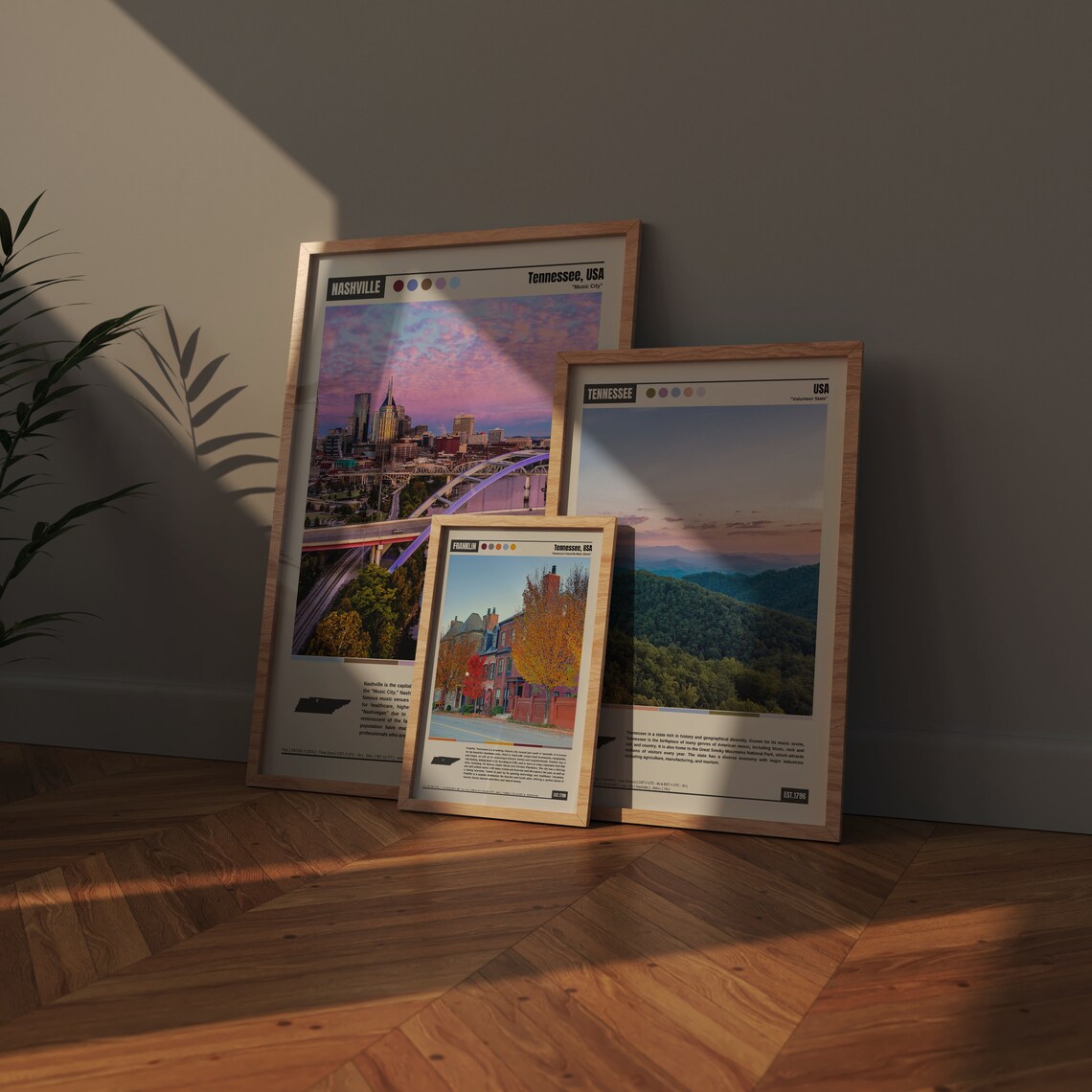Franklin Tennessee America's Favorite Main Street Travel Poster - Image 4