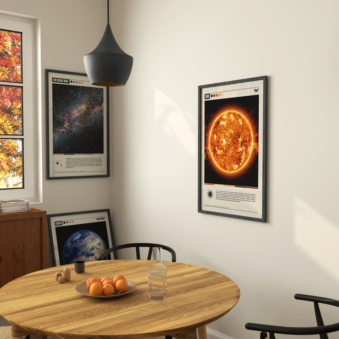 Sun Sol Fiery Yellow Dwarf Star Close Up Photography Space Poster - Image 3