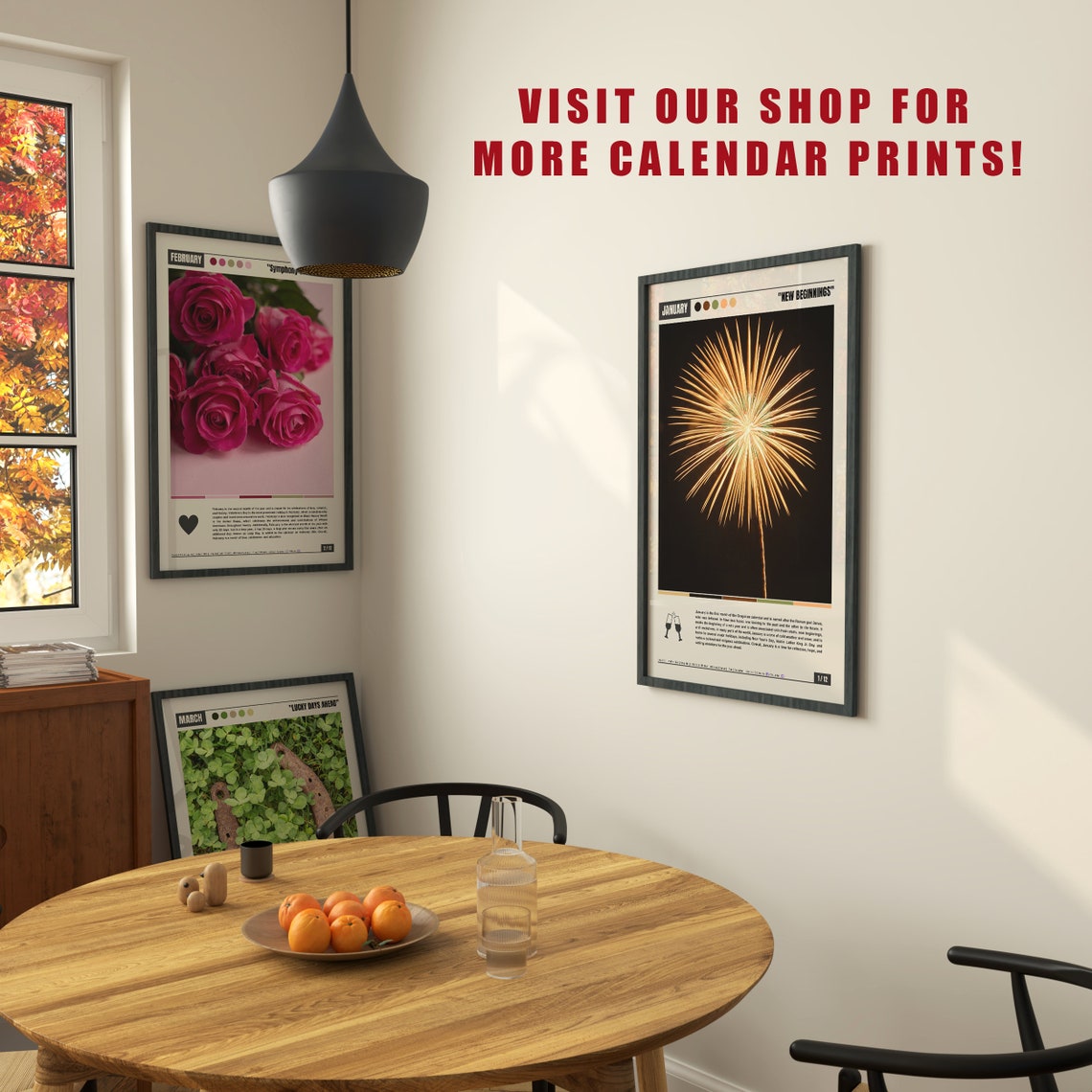January New Beginnings Golden Night Fireworks Celebration Poster - Image 6