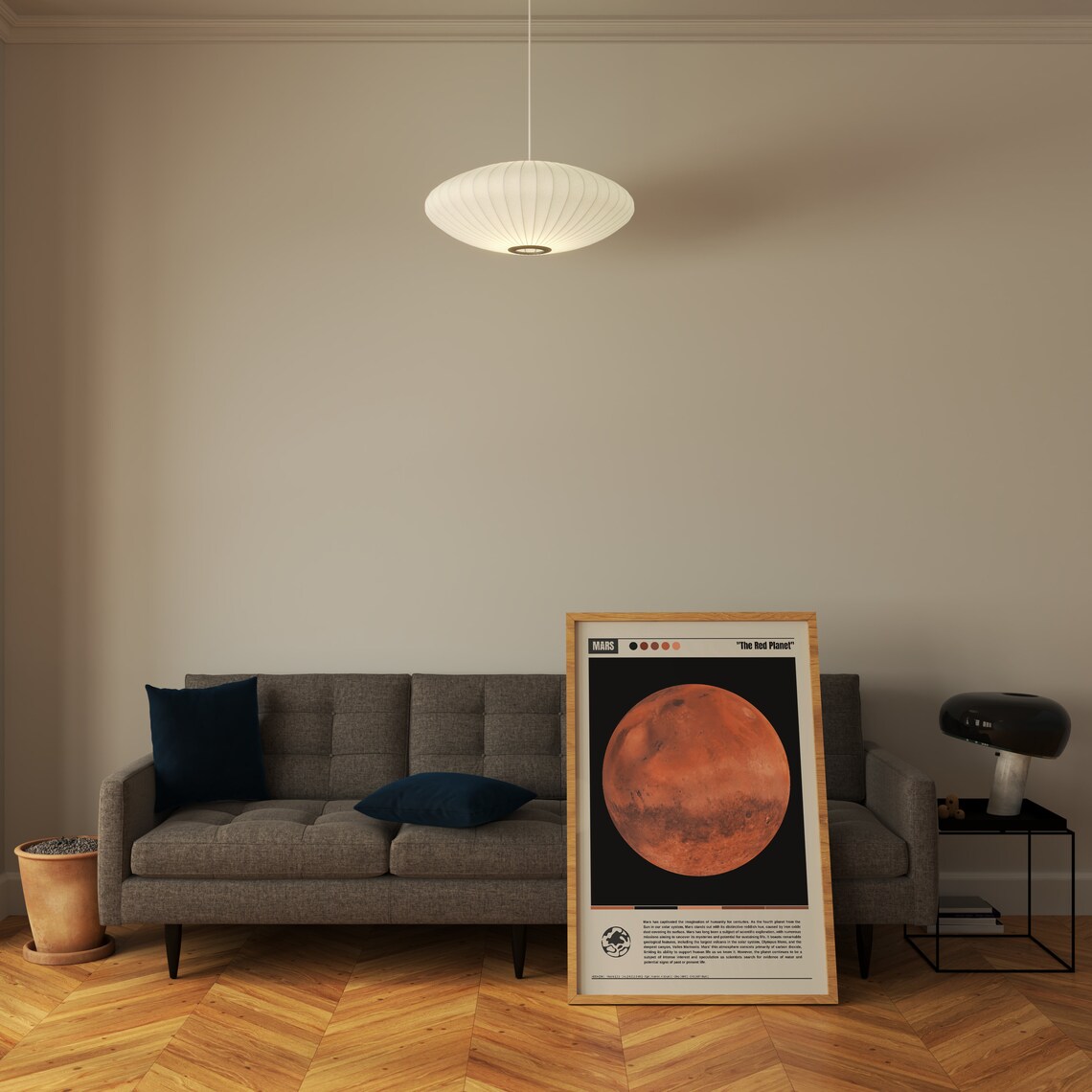 Mars Planet Art Print, Space & Astronomy Decor - Image 5