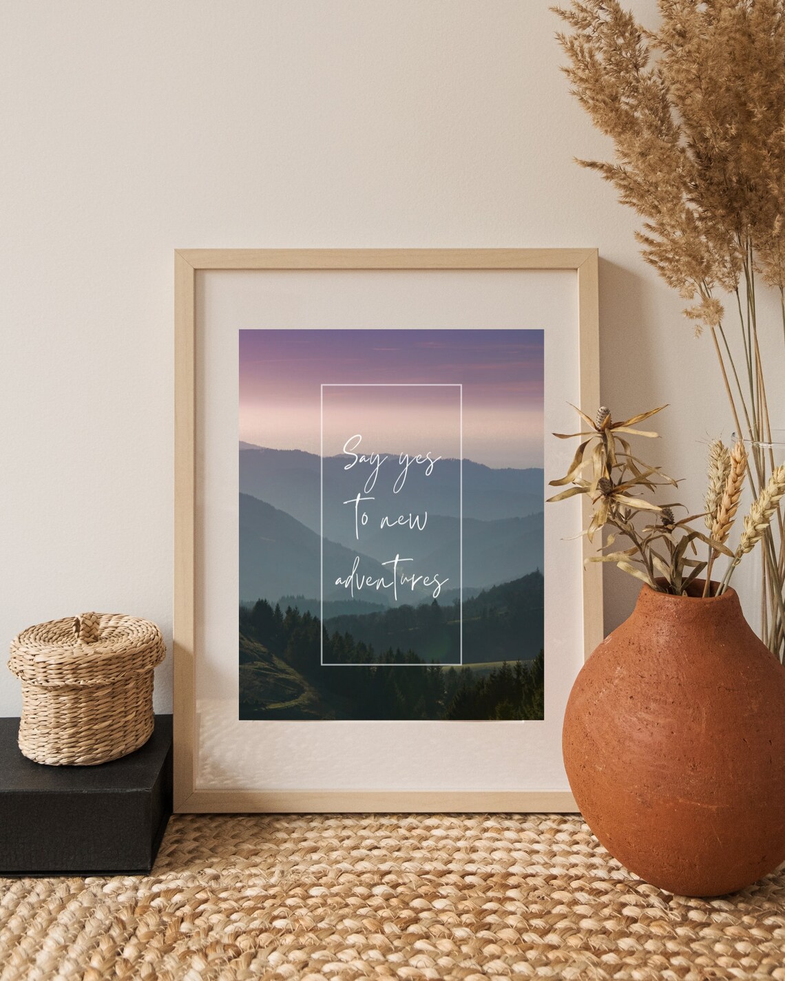 Affirmation Adventure, Minimalist Design Poster - Image 4