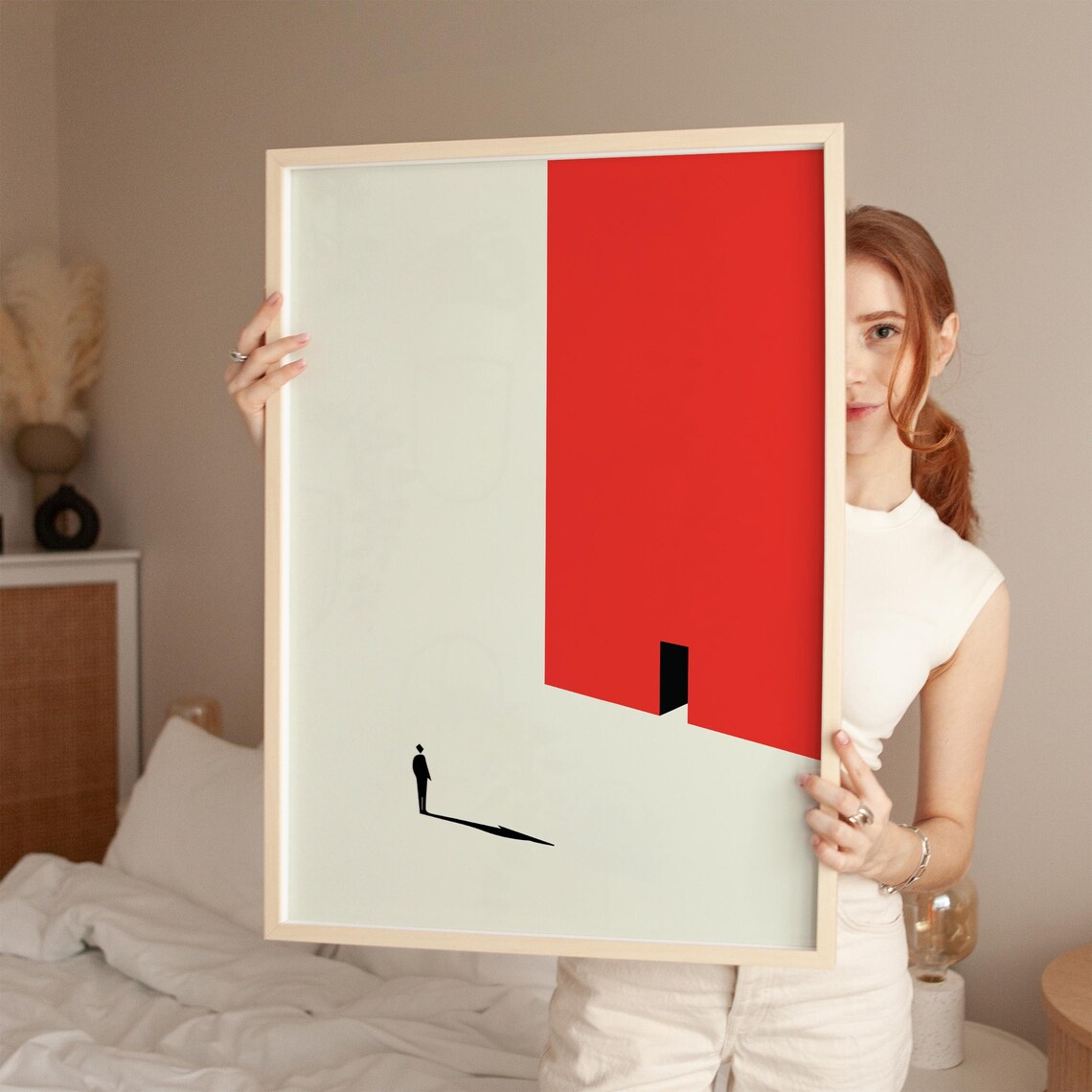 Geometric Minimalist Architecture Poster Print