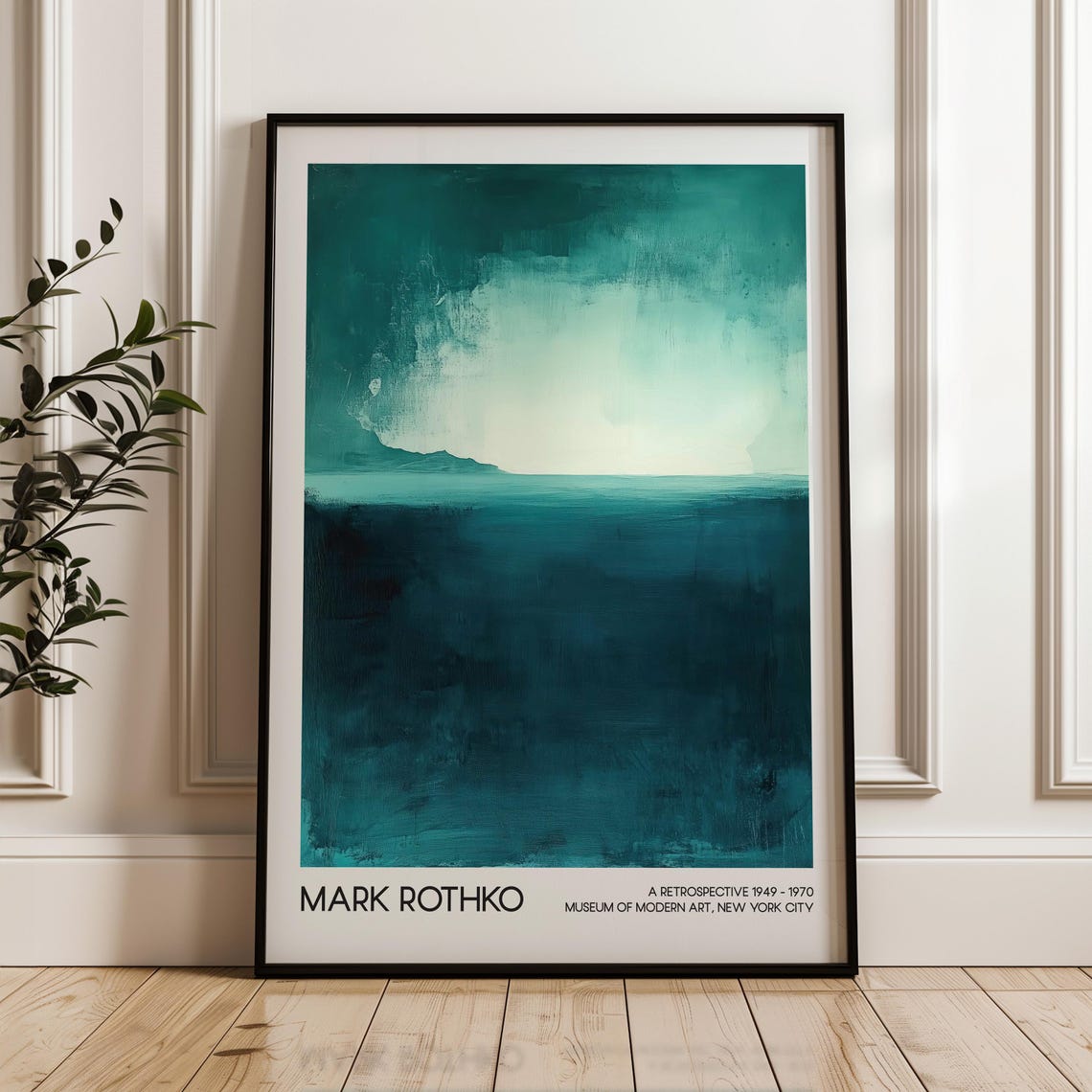 Mark Rothko Art Poster Living Room Decor Modern Exhibition Wall Home Abstract