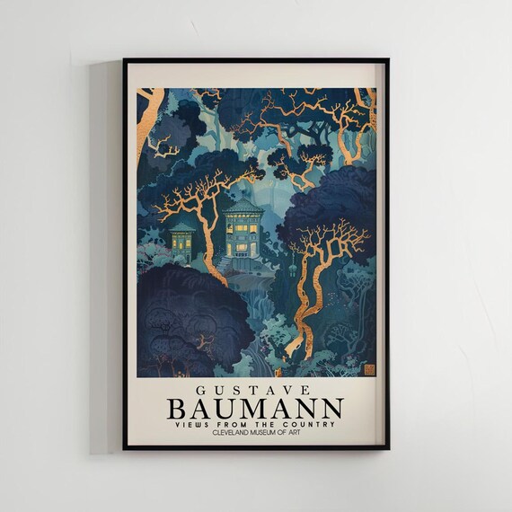 Gustave Baumann Art Poster Wall Home Decor Living Room Nature Woodblock Print Illustration