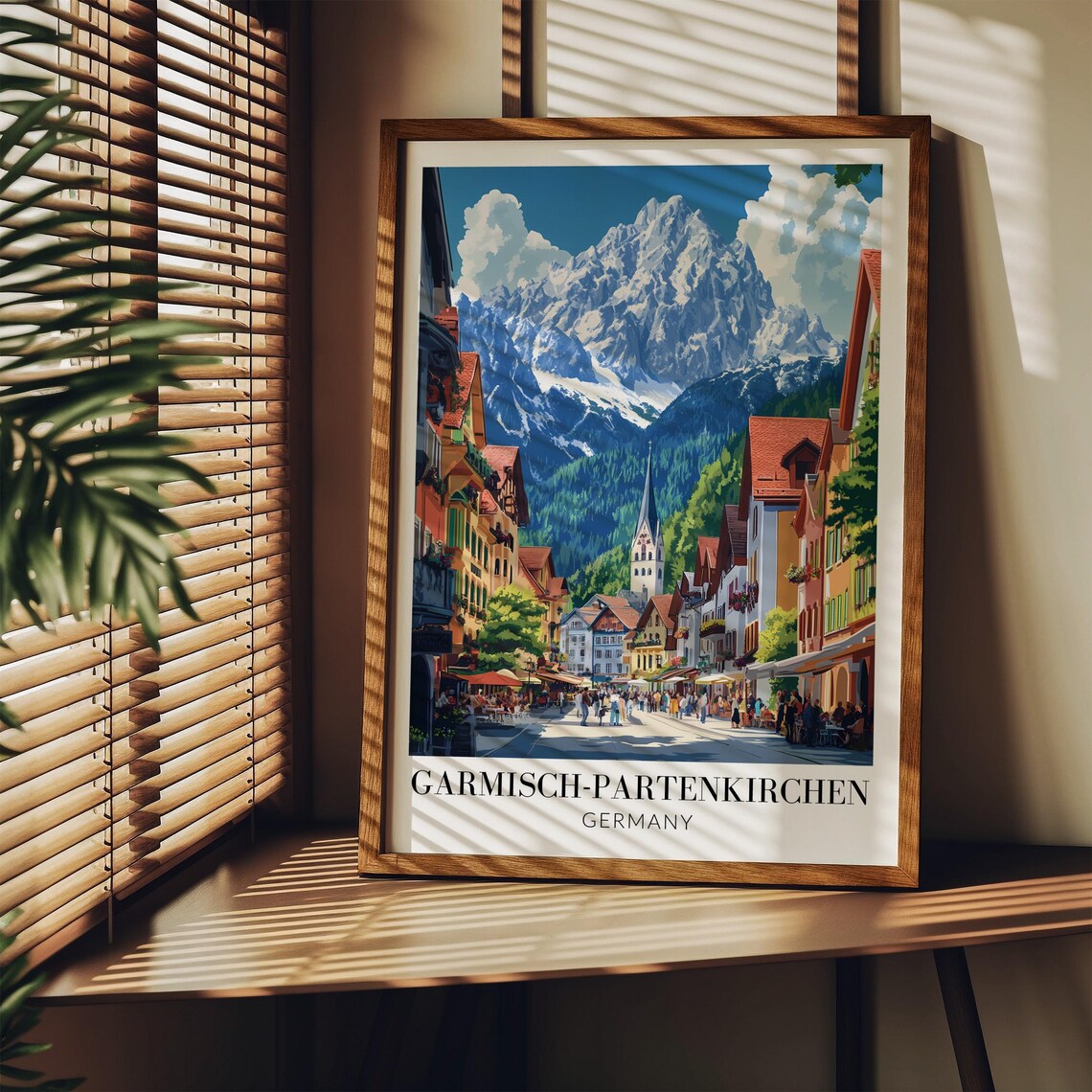 Garmisch Partenkirchen Travel Poster, Germany Wall Art - Image 3