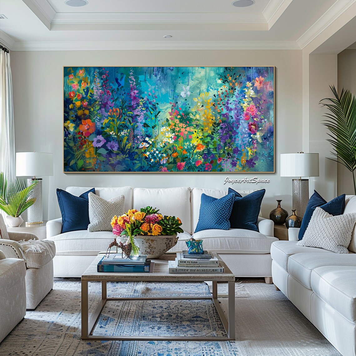 Abstract Flower Painting, Modern Floral Art Print - Image 5