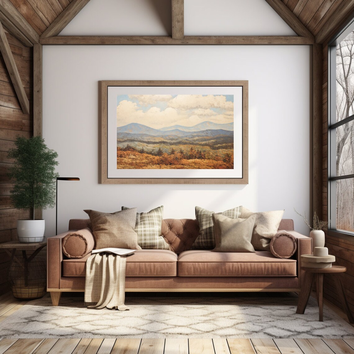 Rolling Hills Oil Painting, Home Decor Gift - Image 2