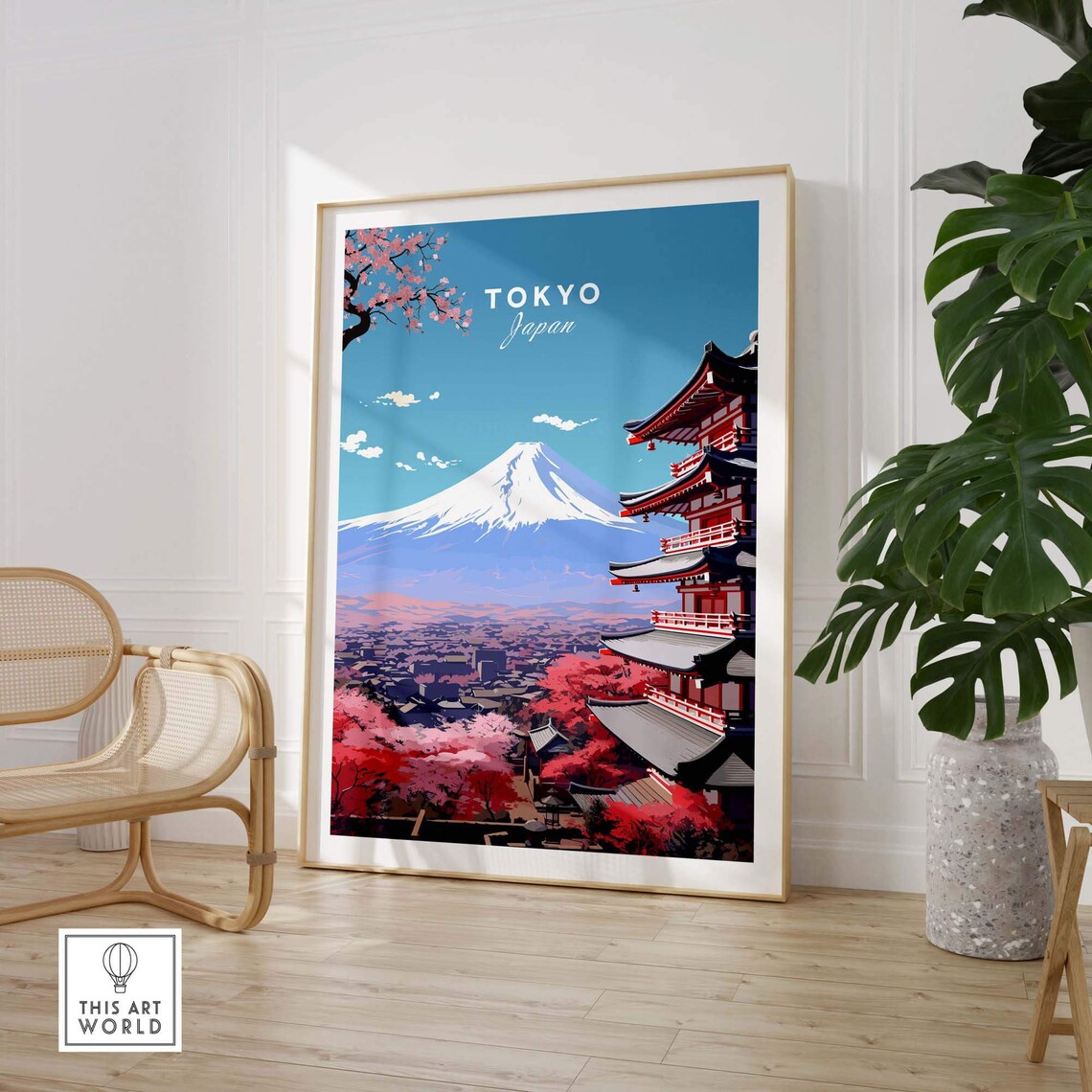 Tokyo Travel Poster, Birthday Anniversary Gift - Image 3