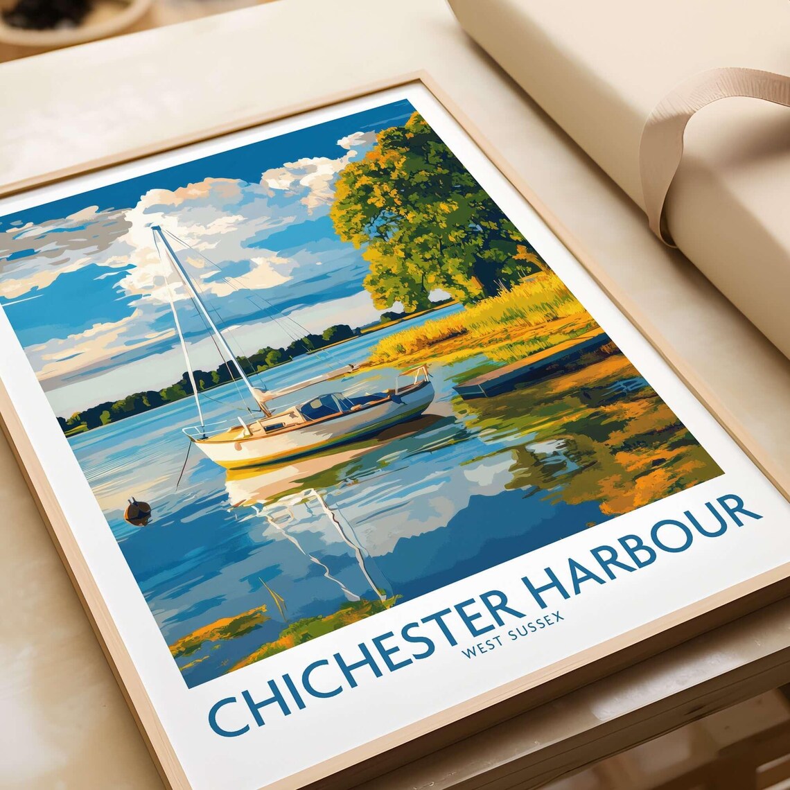 Chichester Harbour Poster, Chichester Decor