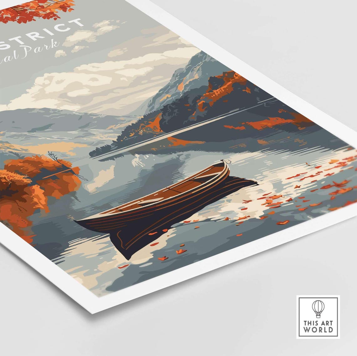 Lake District England - Vintage Travel Poster - Image 5