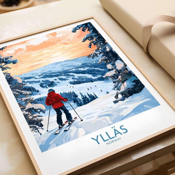 Ylls Ski Resort, Winter Sports Art Print