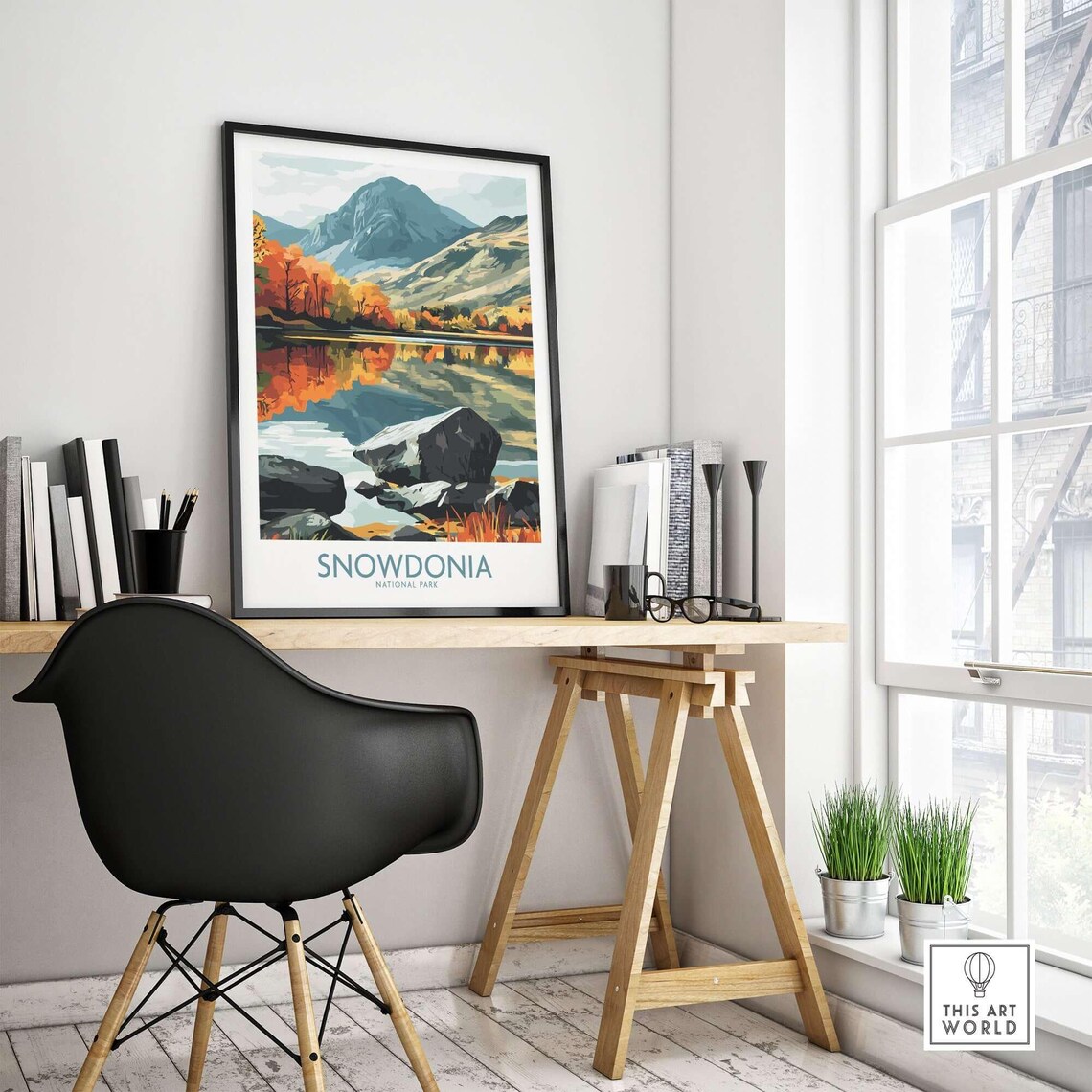 Snowdonia National Park - Vintage Travel Poster - Image 4