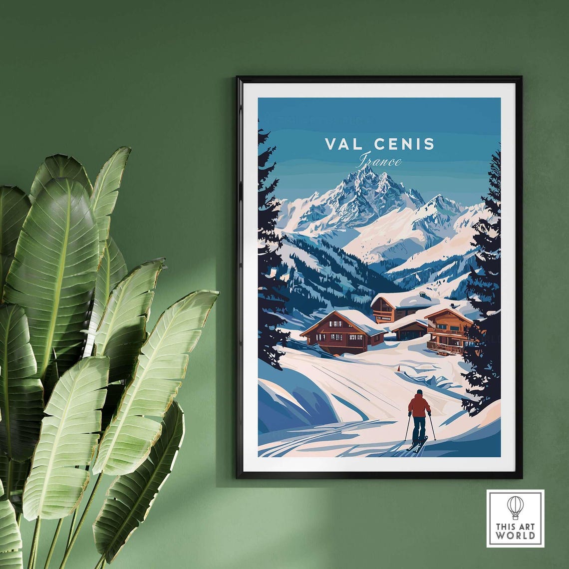 Val Cenis, France Travel Poster - Image 2