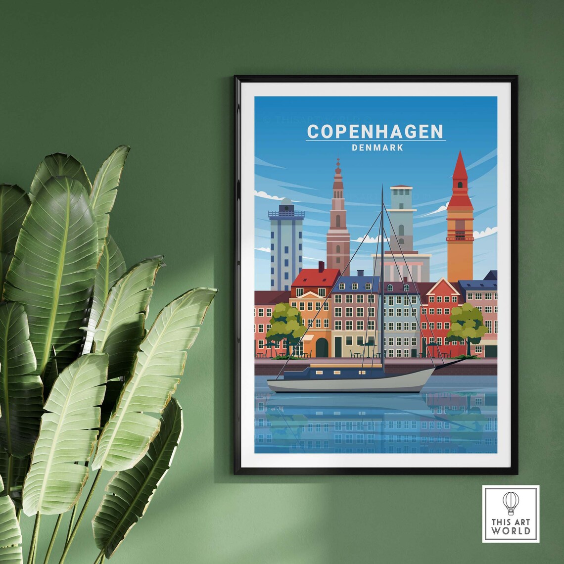 Copenhagen Print Gift Poster - Image 3