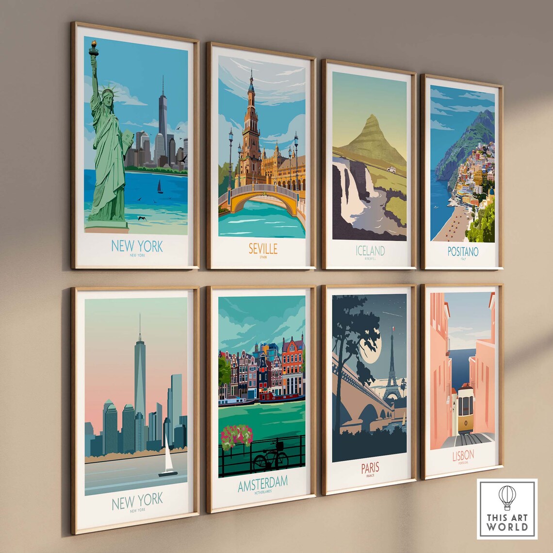New York City Skyline Minimalist Art Print - Image 3