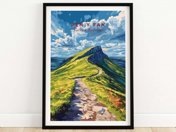Pen Y Fan, Brecon Beacons Travel Poster