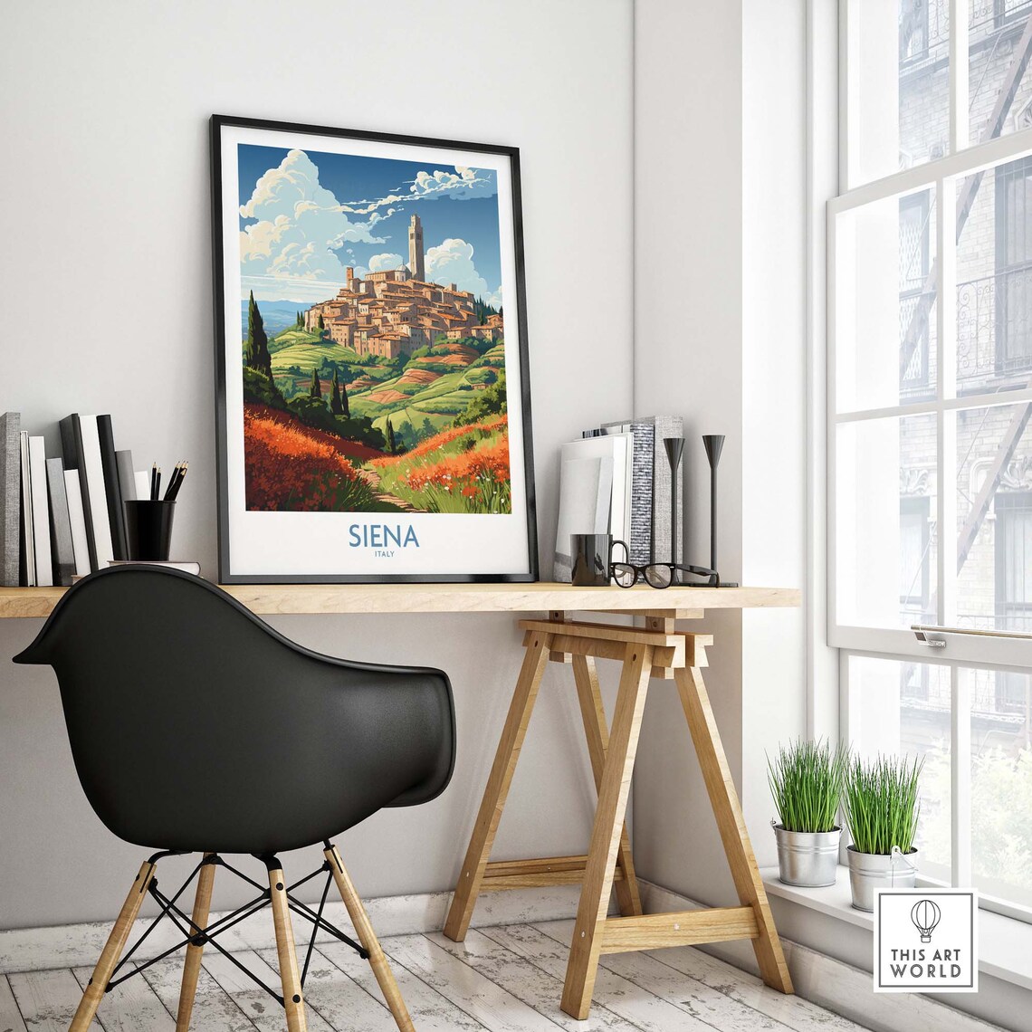 Siena Home Decor Poster, Wedding Anniversary Gift - Image 4