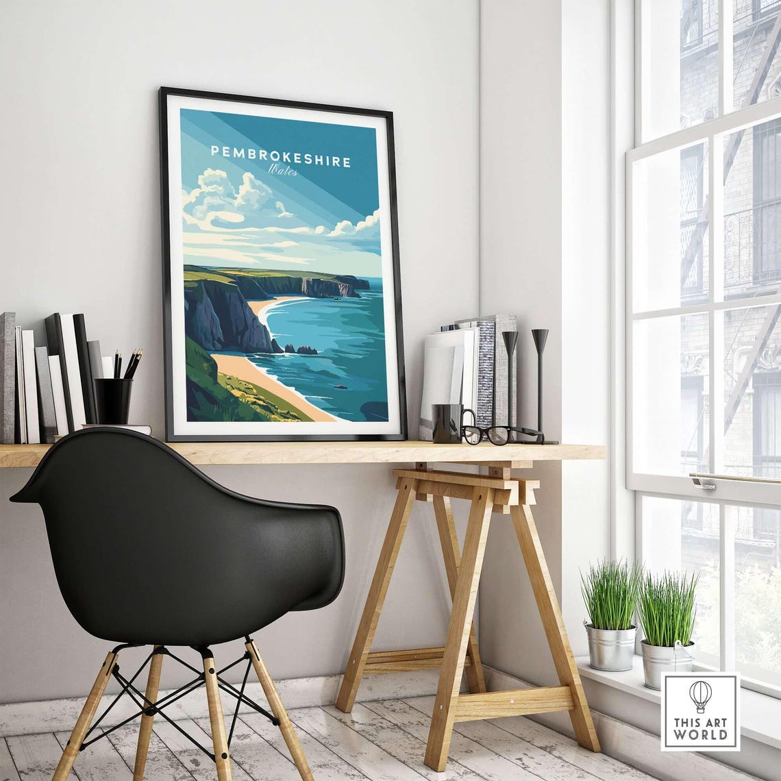 Pembrokeshire, Wales Poster Print, House Decor - Image 4