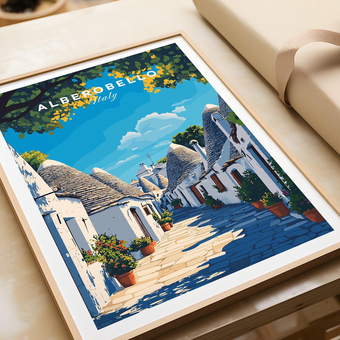 Alberobello Trulli Houses, Puglia Italy Art Print - Image 4