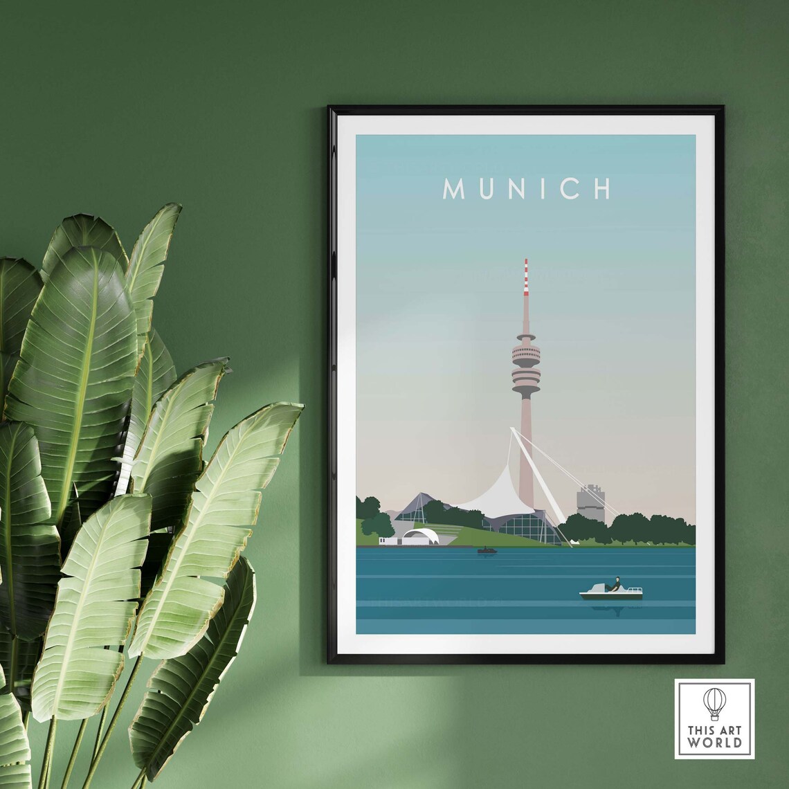 Munich Travel Poster, Bavaria Wall Art Print - Image 2