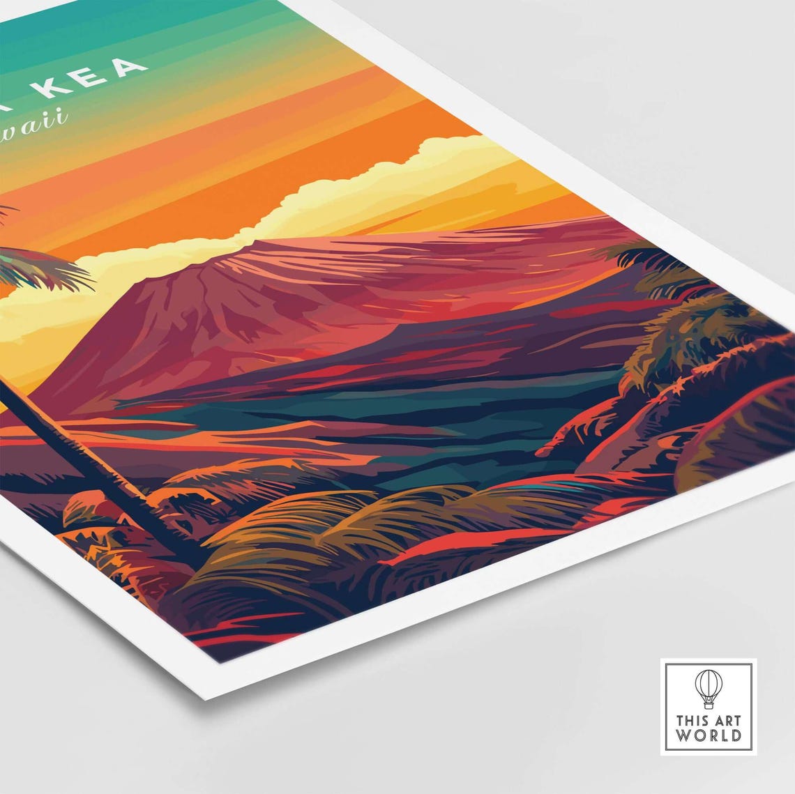 Mauna Kea, Hawaii Office Decor Art Print - Image 5