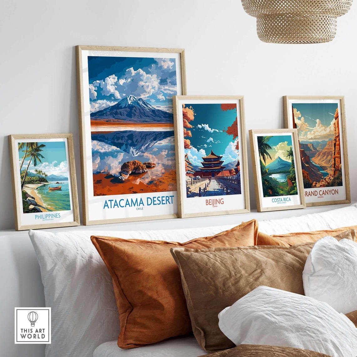 Atacama Desert Art Print, Chile Landscape - Image 3