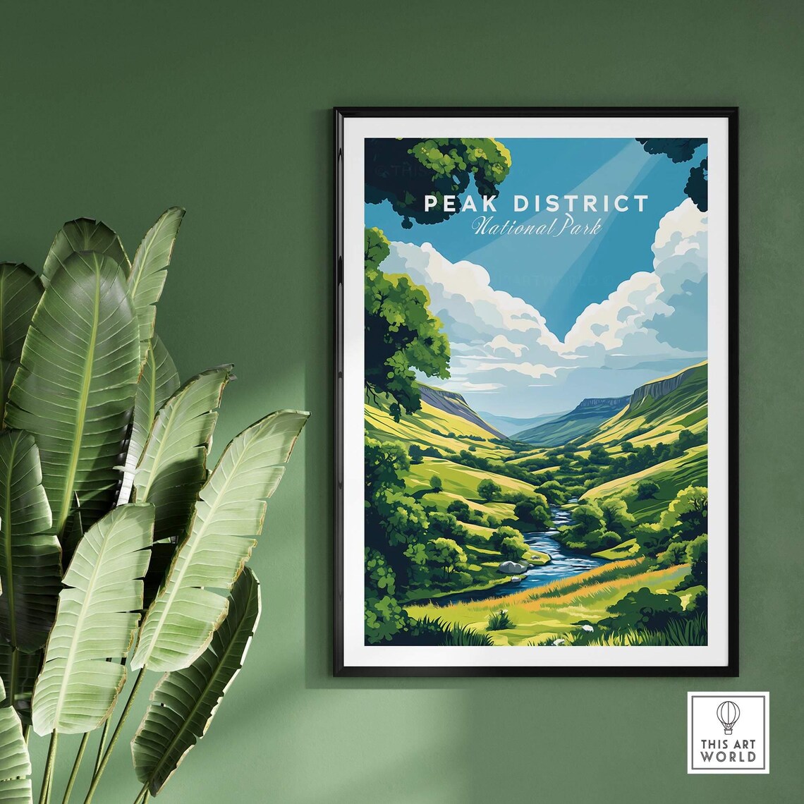 Peak District Travel Poster, National Park Illustration - Image 2