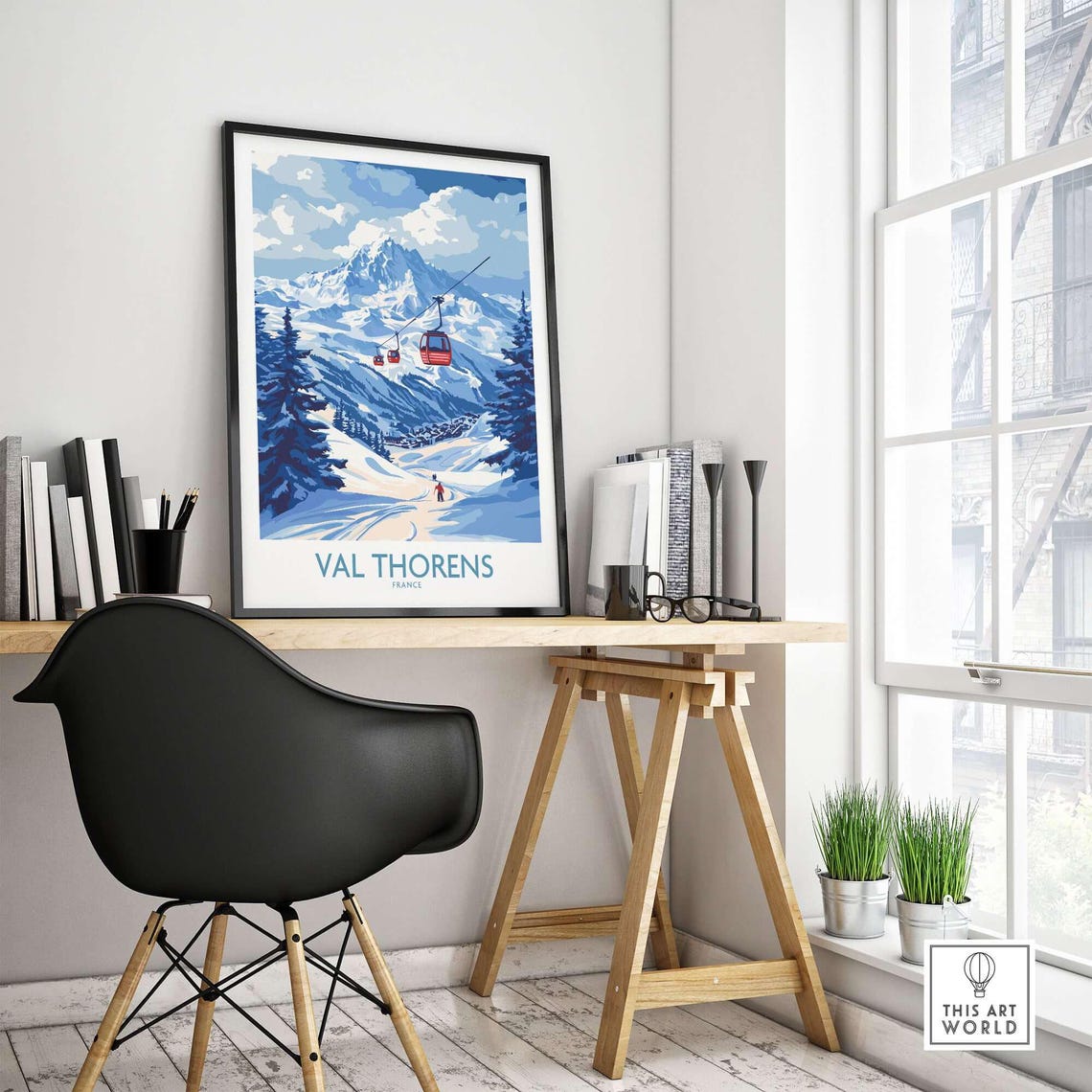 Val Thorens Ski Trip Memories Travel Poster - Image 4