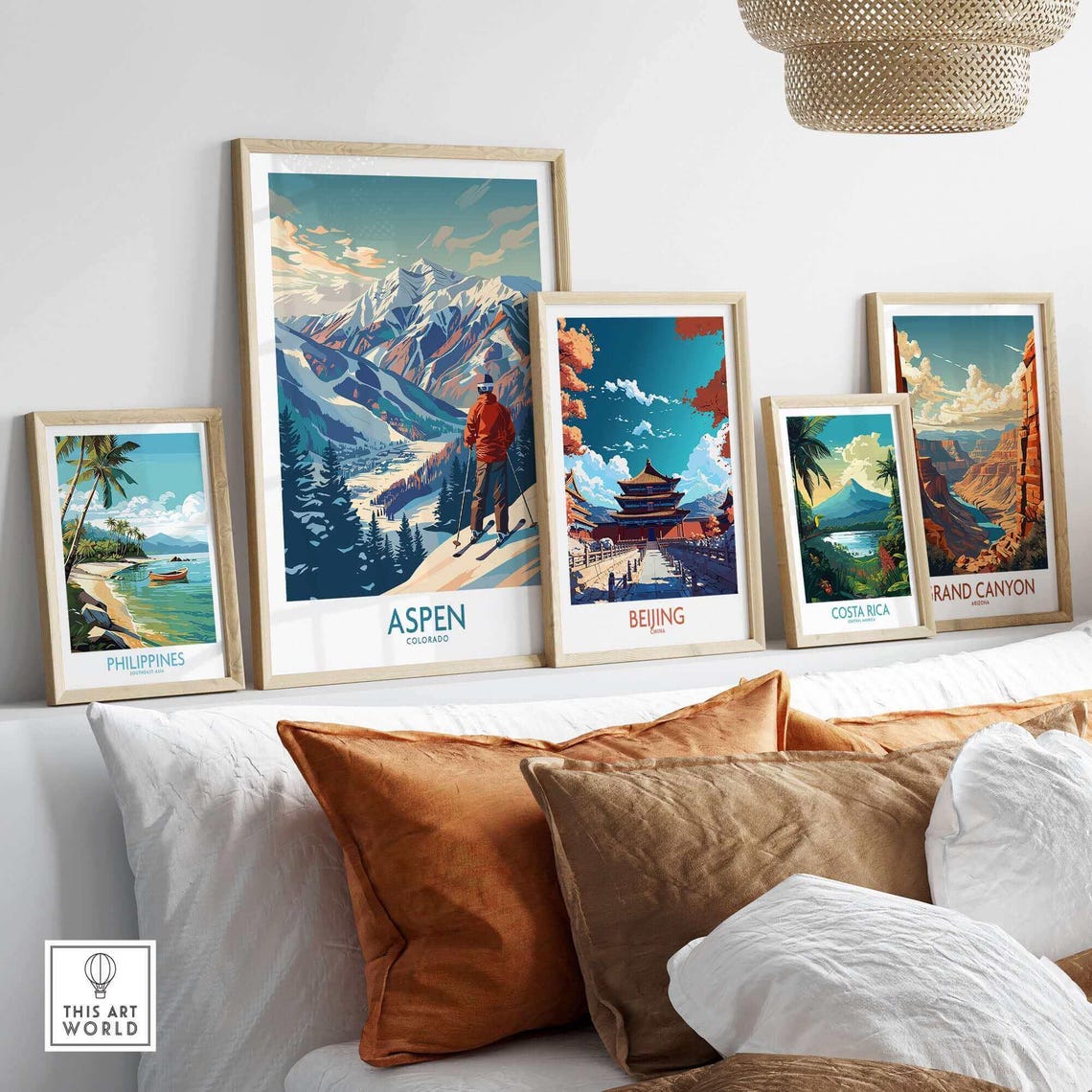 Aspen Ski Lodge, Ski Room Art Print - Image 3