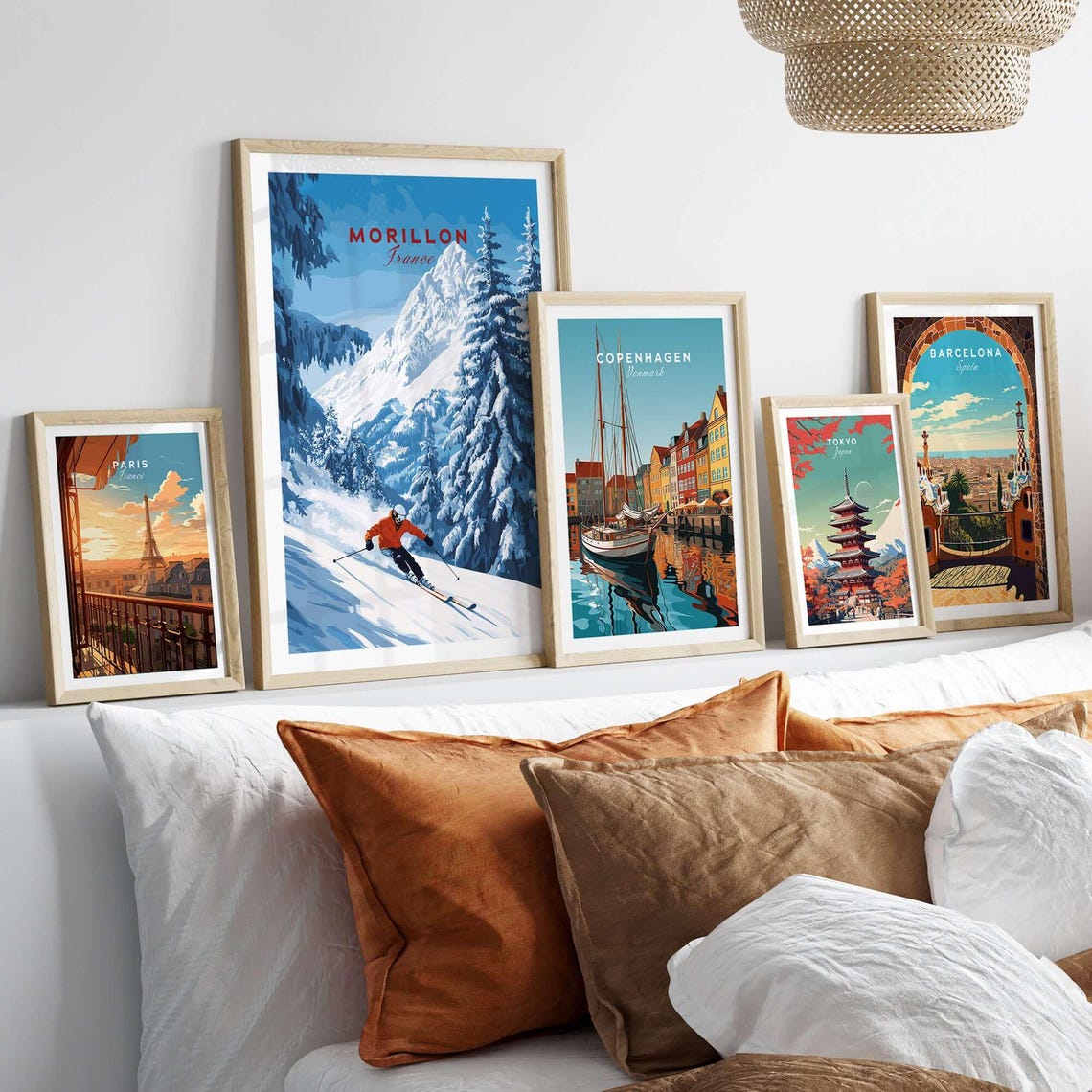 Winter Sports Art Print, Ski Lodge Decor - Image 3