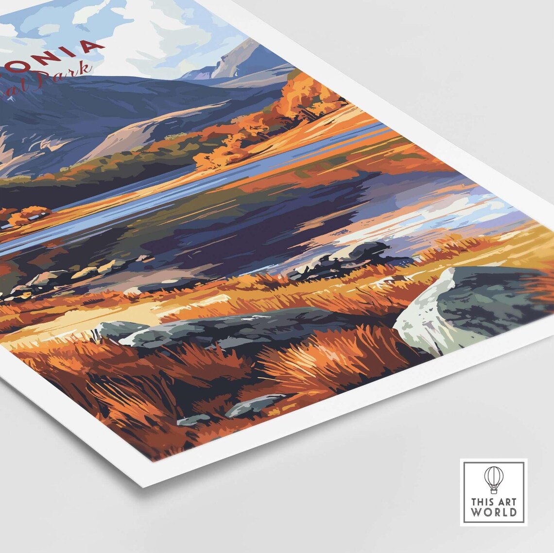 Snowdonia National Park - Vintage Travel Poster - Image 5