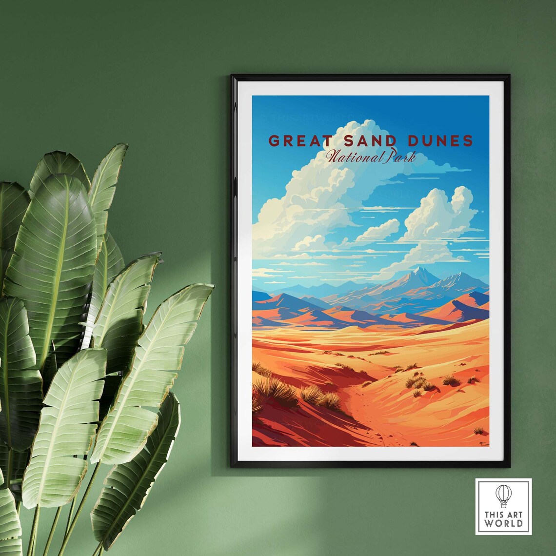 Great Sand Dunes National Park Travel Poster - Image 2