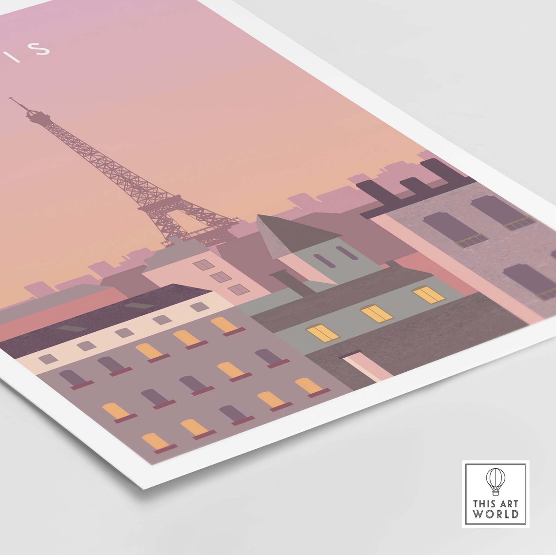 Paris France Home Decor Travel Poster - Image 4