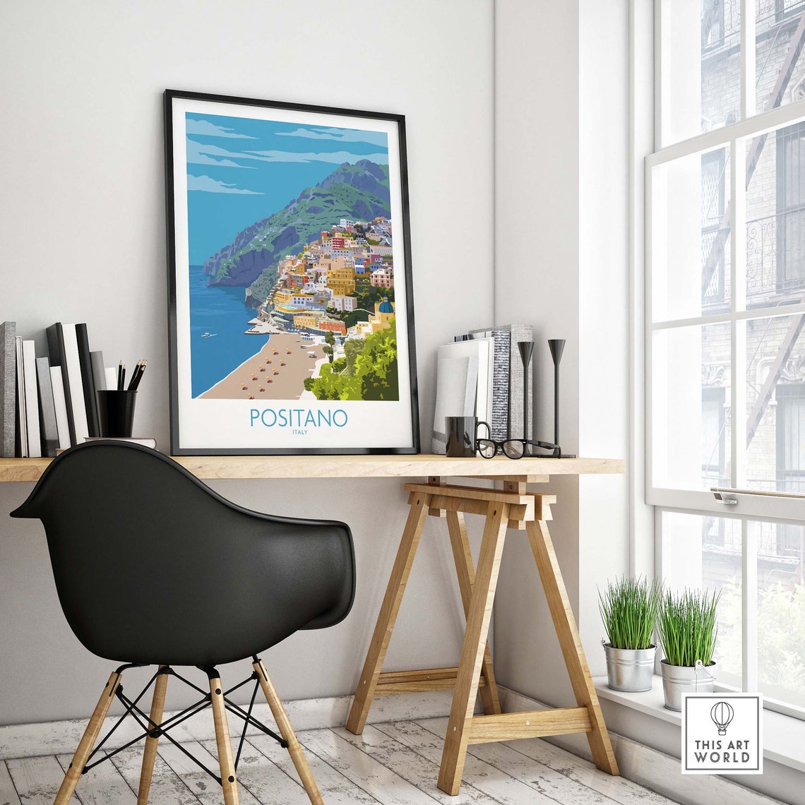Positano Italy Wall Art Poster - Image 4