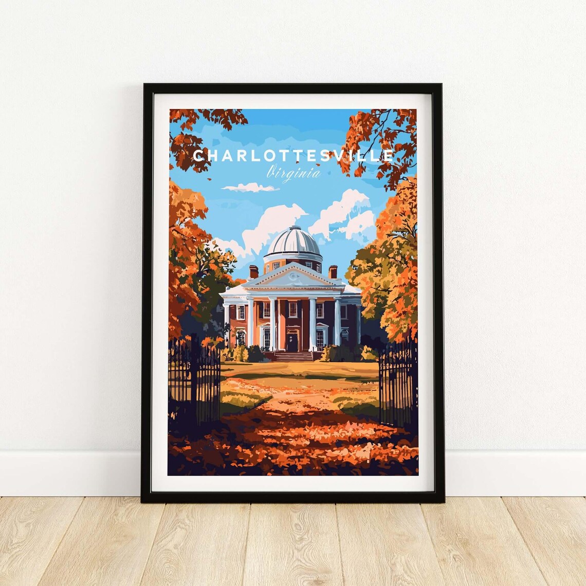 University Of Virginia Rotunda, Charlottesville VA Art Print
